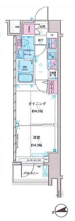 ガリシア中野新井薬師の物件間取画像